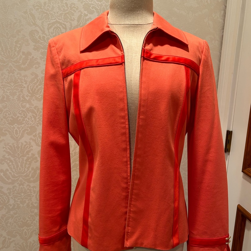 St John Sport by Marie Gray orange jacket